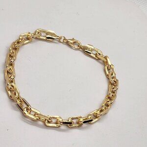 Brand New Brazilian 18k Gold Filled Bag Chain Bracelet